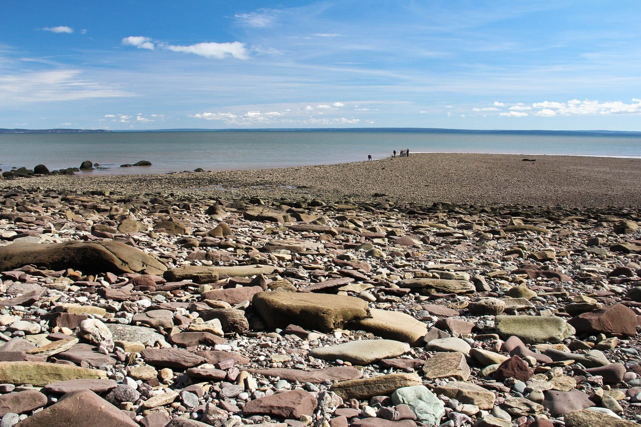 Baie de Fundy, Canada, ocean et falaise