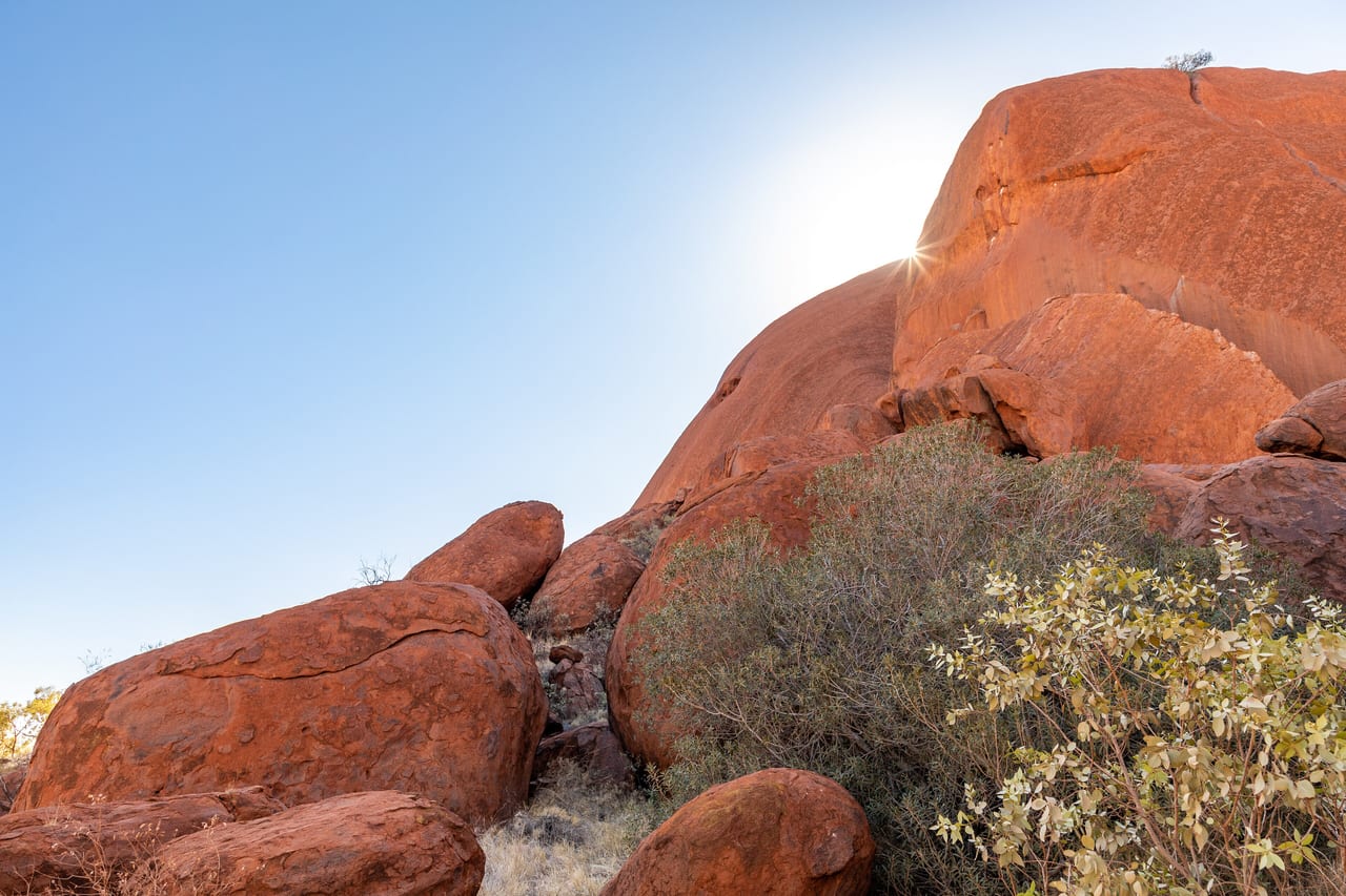 Uluṟu-Kata Tjuṯa, Australie, formation rocheuse et montagne