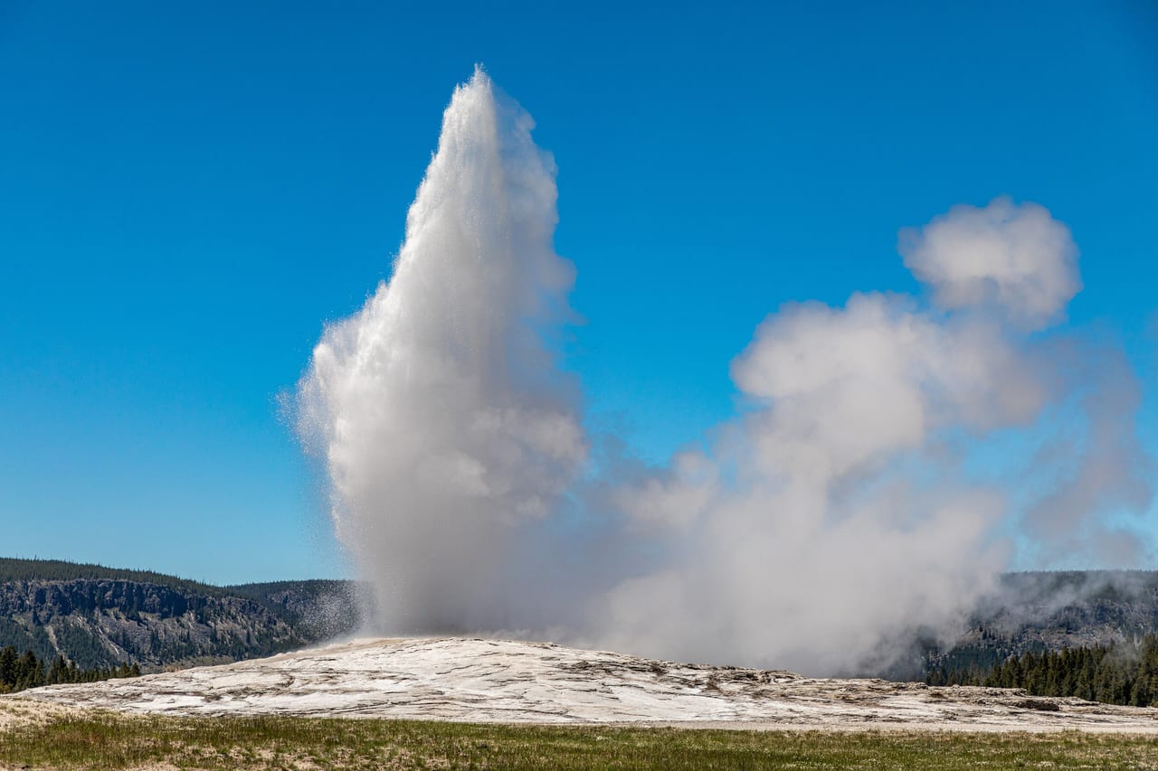 Yellowstone, États-Unis, geothermal et volcan
